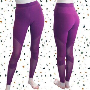 Nike Dri Fit Purple Mesh Leggings